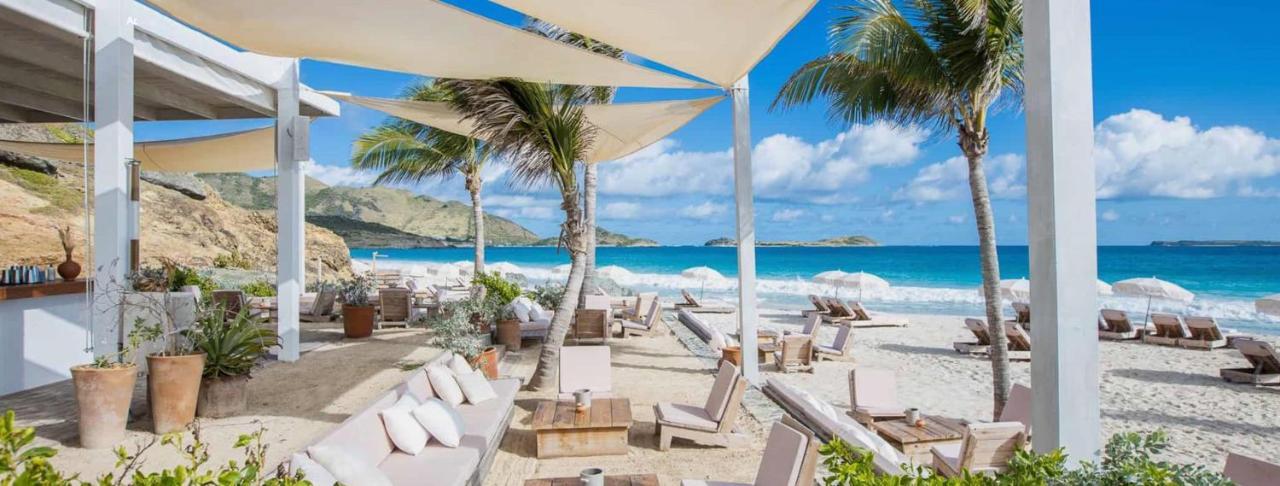 Top Floor Unit 520 Ft2 - 48 M2 With Stunning Dominant View On Ocean, St Barth, Orient Bay Cul de Sac Exterior foto