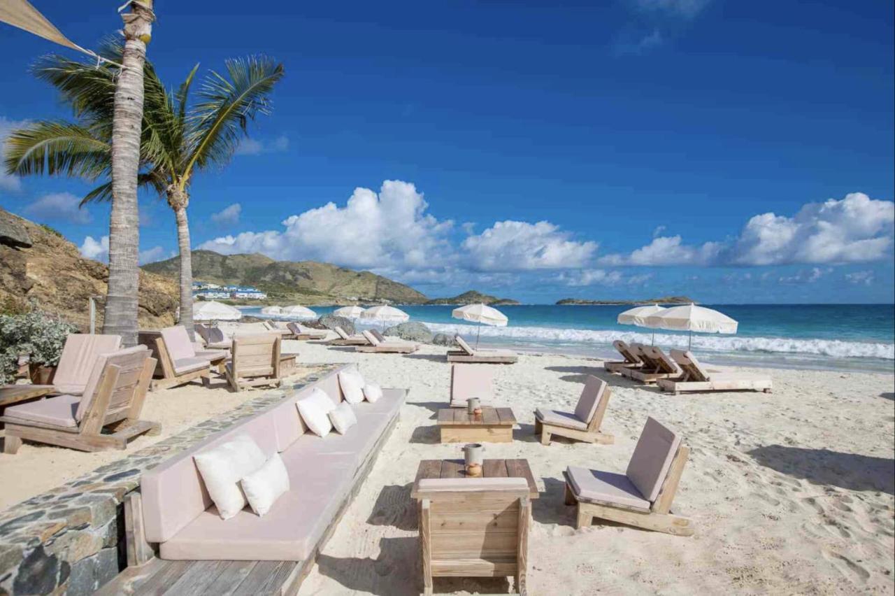 Top Floor Unit 520 Ft2 - 48 M2 With Stunning Dominant View On Ocean, St Barth, Orient Bay Cul de Sac Exterior foto